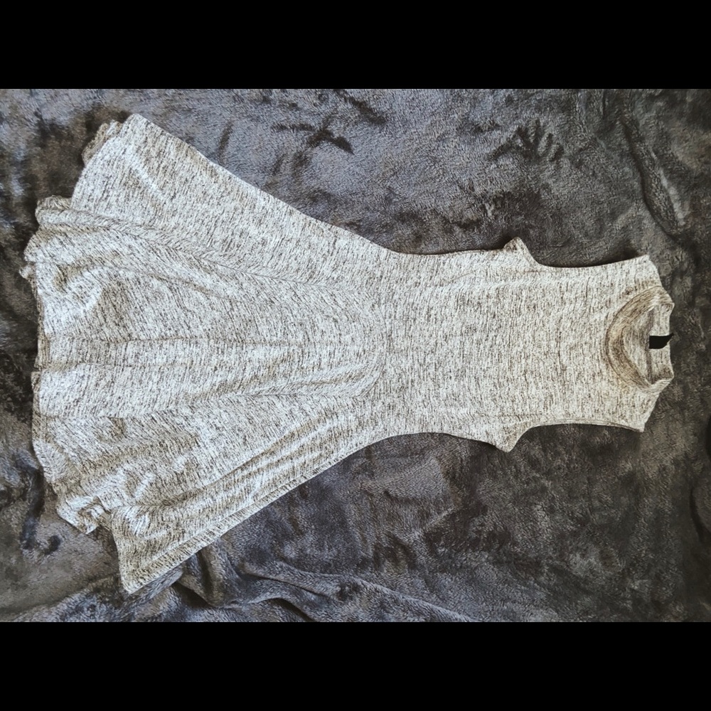 Gray mini dress
